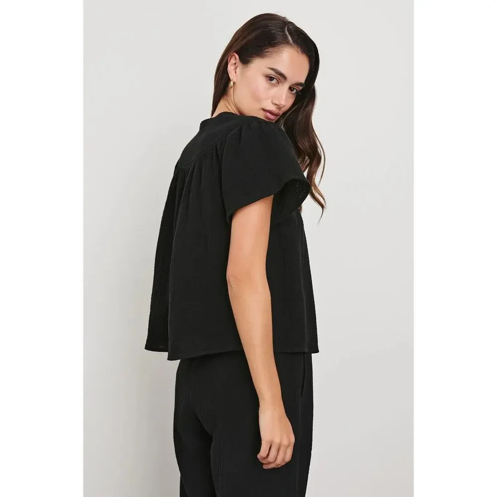 Rails Sayer Shirt Black Medium NWT - Picture 4 of 8